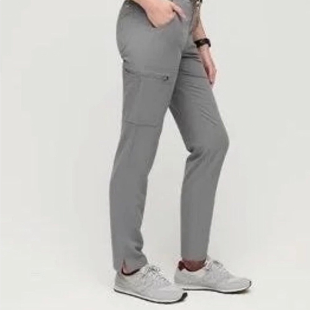 NWT Figs Yola skinny dark space grey pants